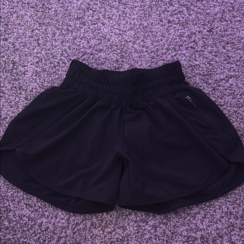 Lululemon Athletica Black Athletic Shorts Lightweight Flowy Design